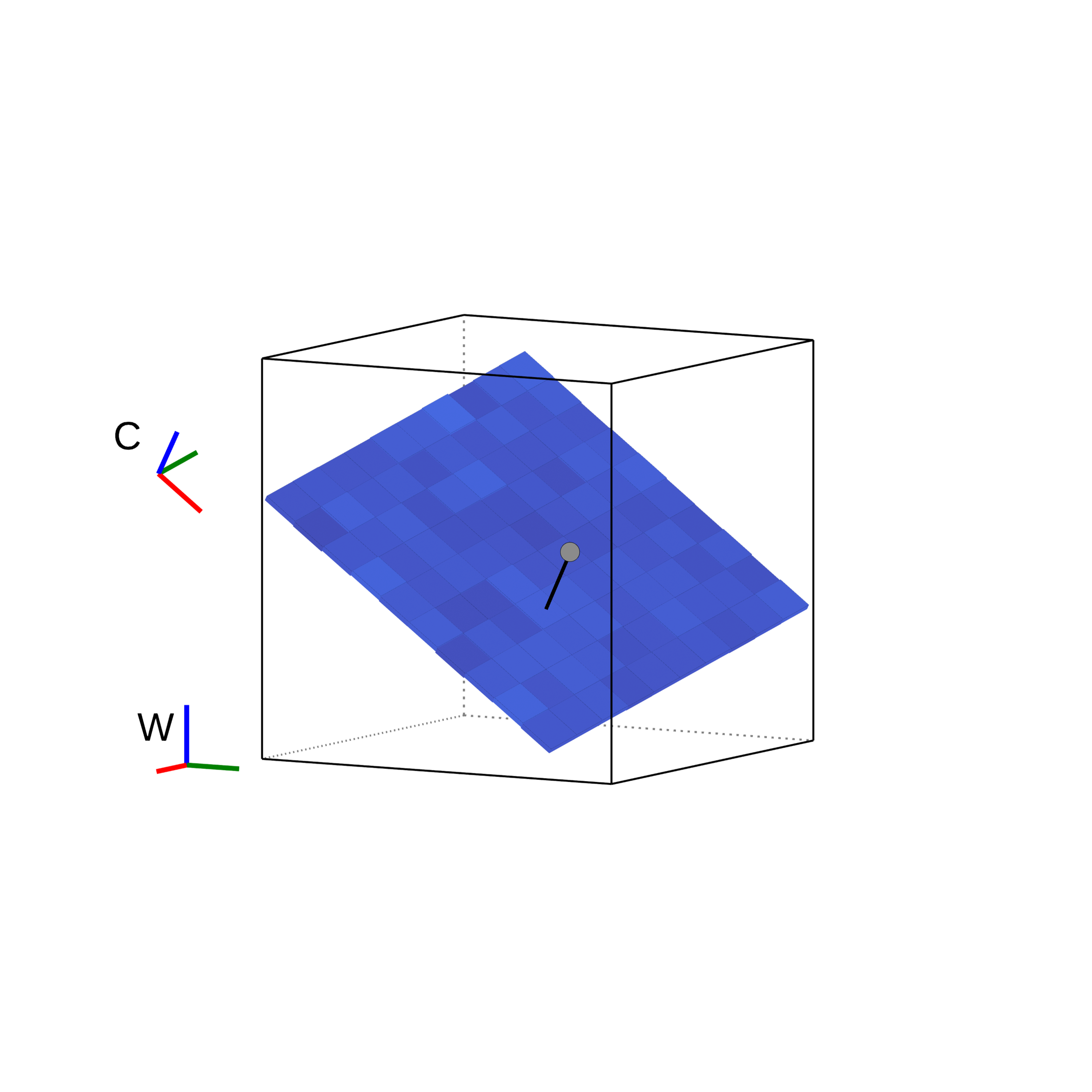Sparse sampling in a flat, uninformative voxel